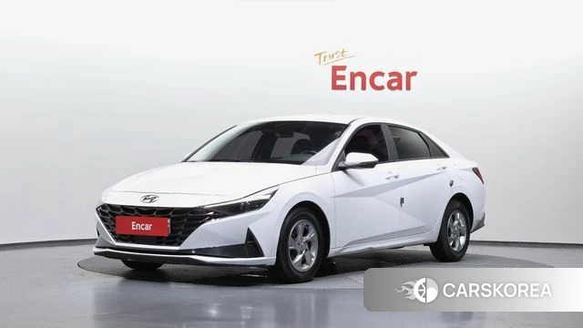 Hyundai Avante (CN7) 2020 Белый из Кореи