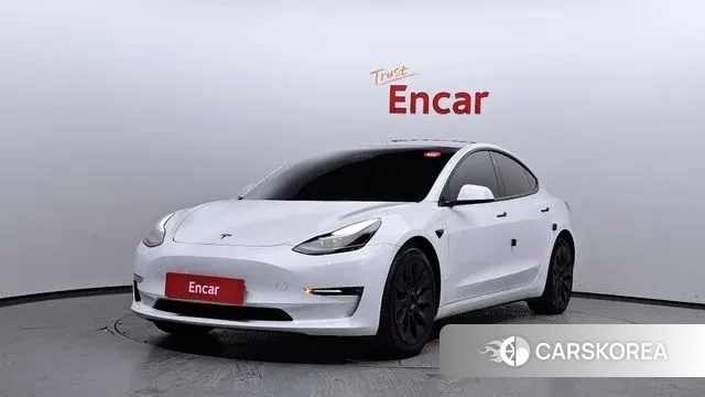 Tesla Model 3 2022 Белый из Кореи