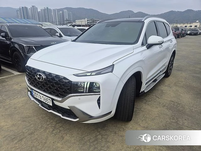 Hyundai The New Santa Fe 2023 Белый из Кореи