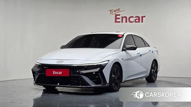 Hyundai The New Avante Hybrid (CN7) 2023 Белый из Кореи