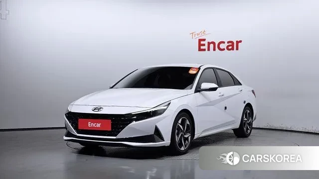 Hyundai Avante (CN7) 2020 Белый из Кореи