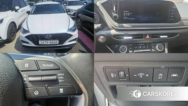 Hyundai Sonata (DN8) 2022 Белый из Кореи
