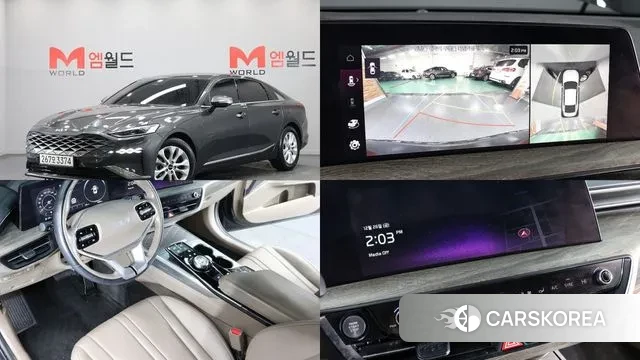 Kia K8 2022 Серый из Кореи