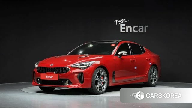 Kia Stinger 2018 Красный из Кореи