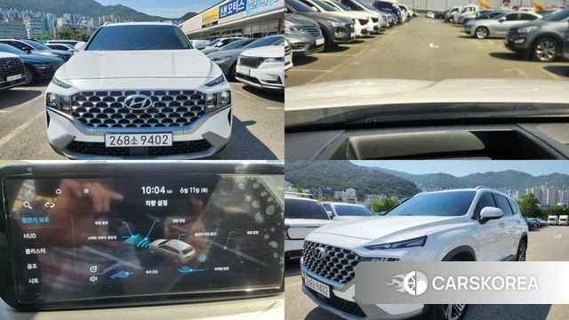 Hyundai The New Santa Fe 2022 Белый из Кореи