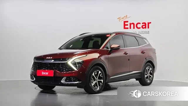 Kia Sportage 5th Generation Hybrid 2021 Красный из Кореи
