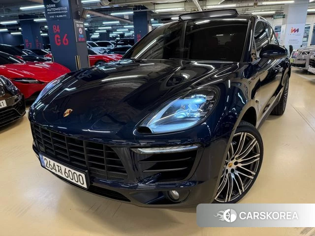 Porsche Macan 2018 Синий из Кореи