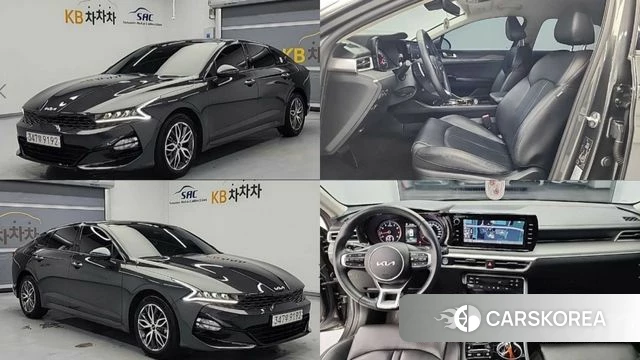 Kia K5 3rd generation 2023 Серый из Кореи