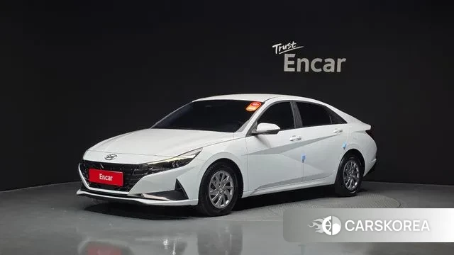 Hyundai Avante (CN7) 2021 Белый из Кореи