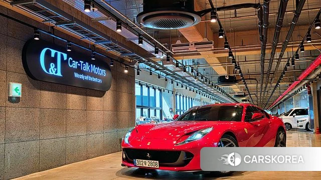 Ferrari 812 Superfast 2019 Красный из Кореи