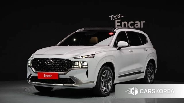 Hyundai The New Santa Fe 2022 Белый из Кореи