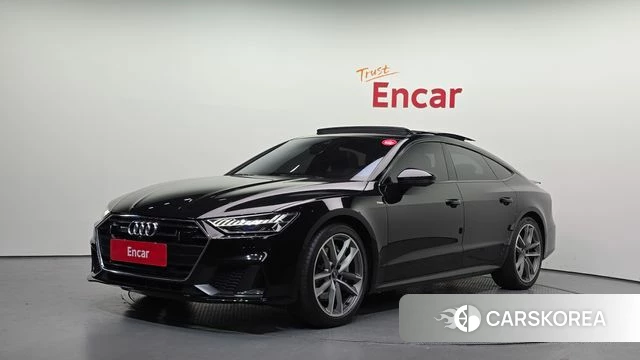 Audi A7 (4K) 2021 Черный из Кореи