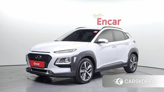 Hyundai Kona 2019 Белый из Кореи