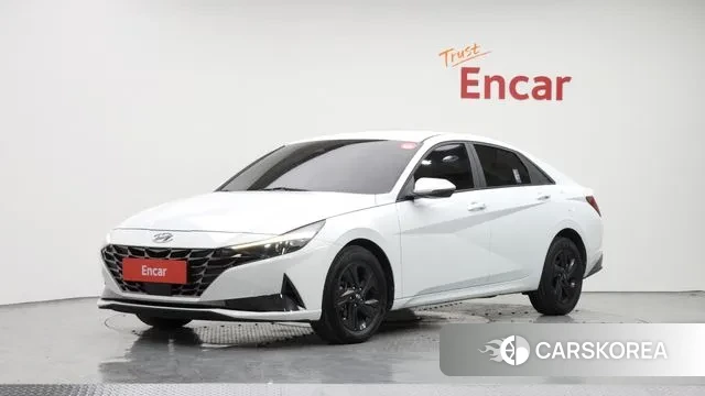 Hyundai Avante (CN7) 2022 Белый из Кореи