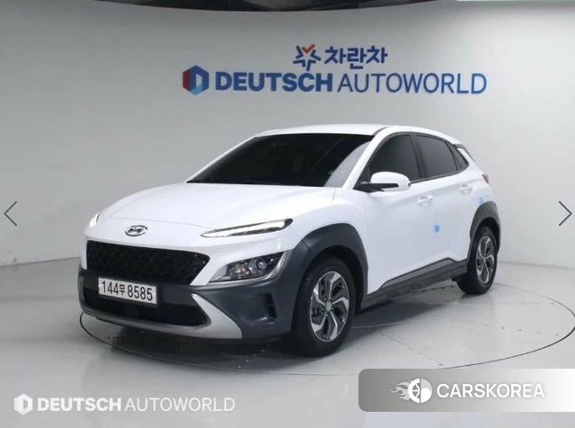 Hyundai The New Kona Hybrid 2022 Белый из Кореи