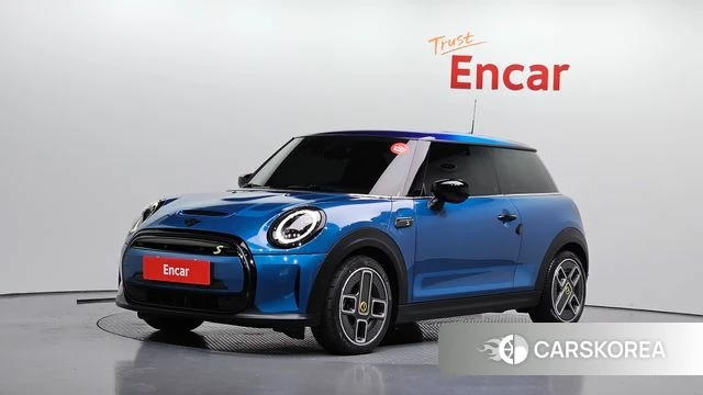 Mini Cooper Electric 2022 Синий из Кореи