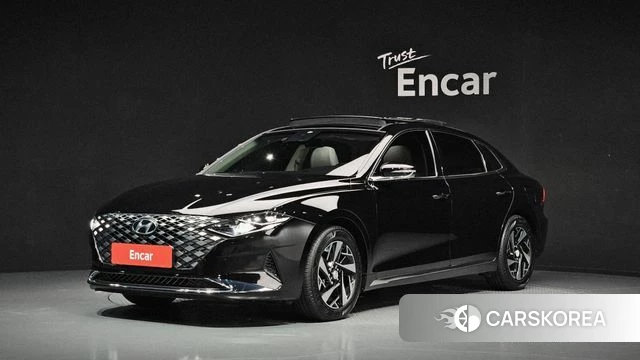 Hyundai The New Grandeur IG Hybrid 2021 Черный из Кореи