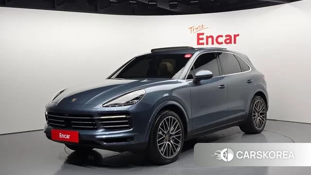 Porsche Cayenne (PO536) 2020 Синий из Кореи