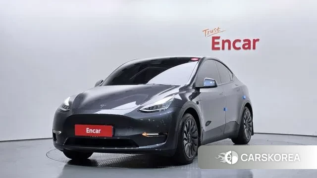 Tesla Model Y 2021 Серый из Кореи