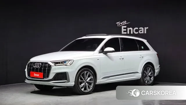 Audi Q7 (4M) 2021 Белый из Кореи