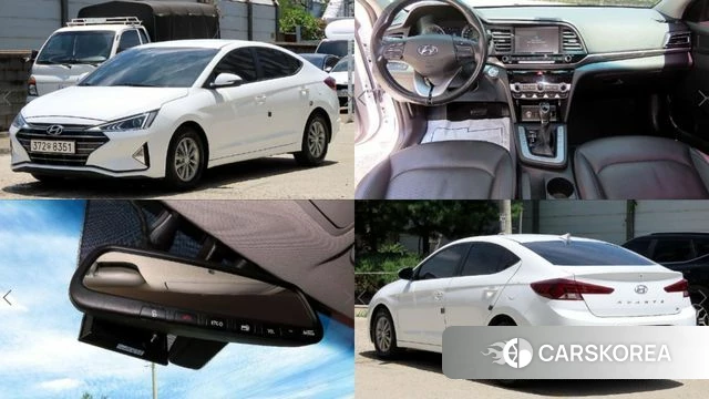 Hyundai The New Avante AD 2019 Белый из Кореи