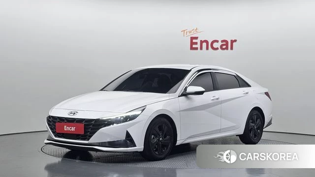 Hyundai Avante (CN7) 2023 Белый из Кореи