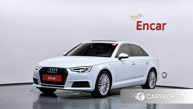 Audi A4 (B9) 2019 Белый из Кореи