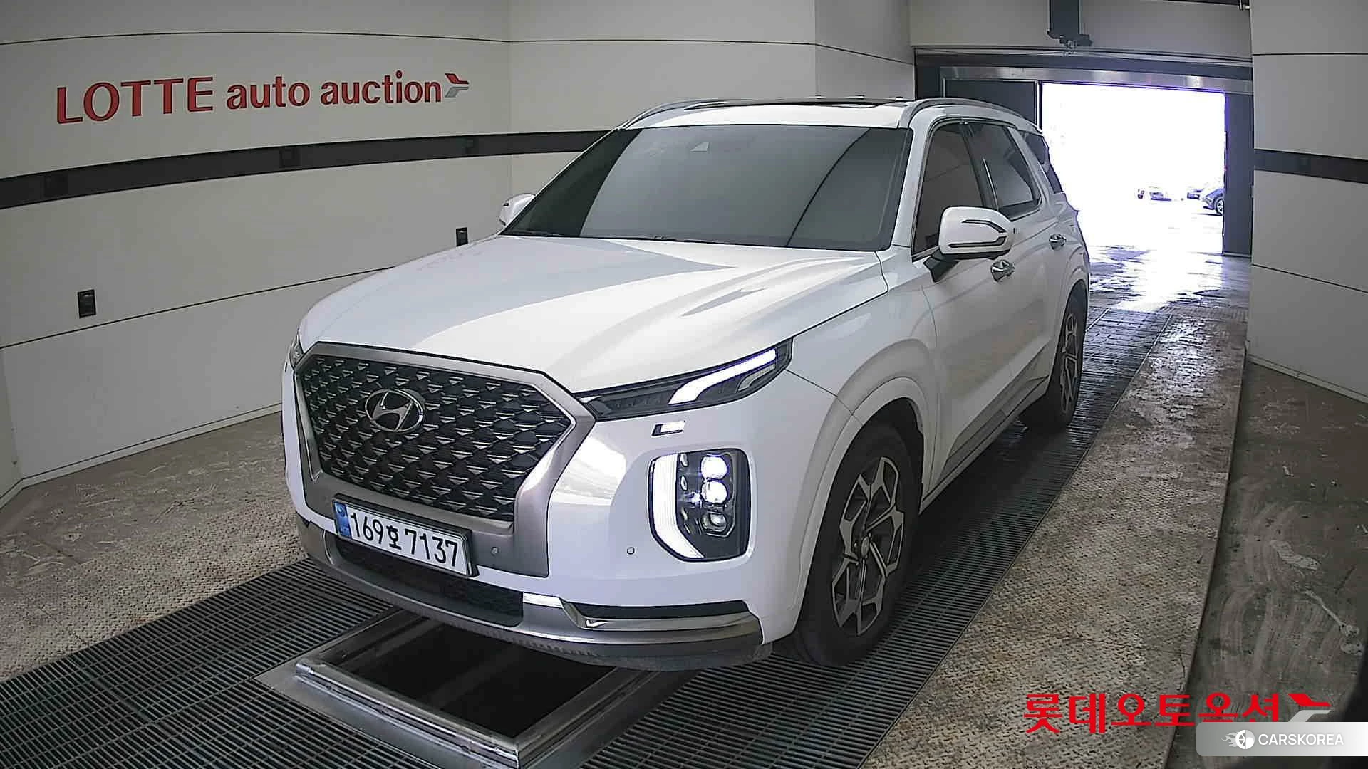 Hyundai Palisade 2022 Белый из Кореи