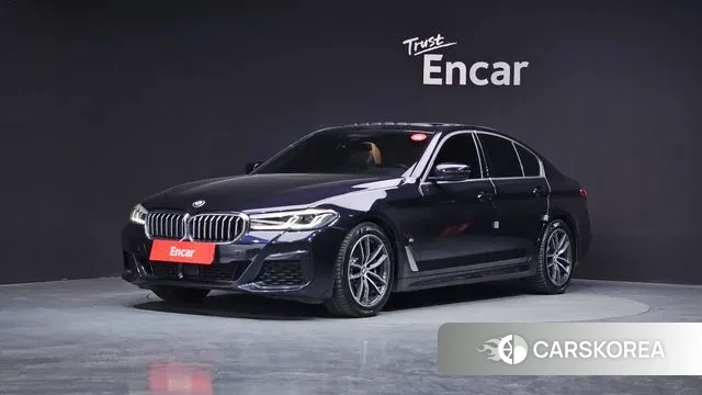 BMW 5 Series (G30) 2021 Черный из Кореи