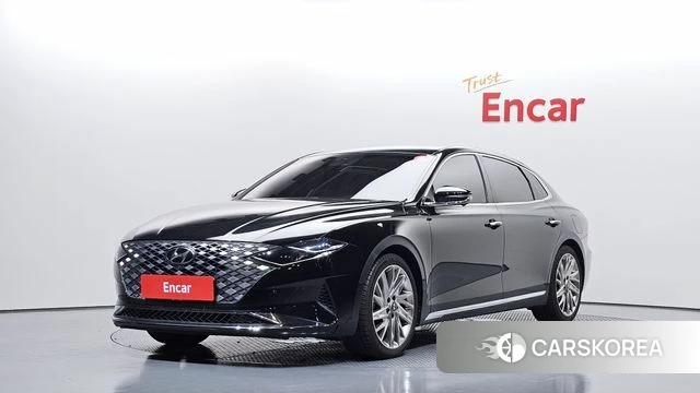 Hyundai The New Grandeur IG Hybrid 2021 Черный из Кореи