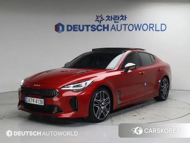 Kia Stinger Meister 2022 Красный из Кореи