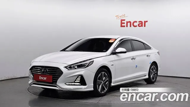 Hyundai Sonata New Rise Hybrid 2018 Белый из Кореи