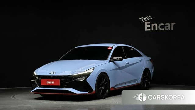 Hyundai Avante (CN7) 2022 Небесно-голубой из Кореи