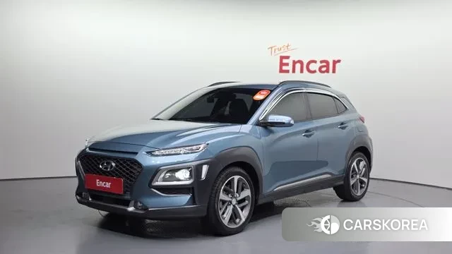 Hyundai Kona 2019 Небесно-голубой из Кореи