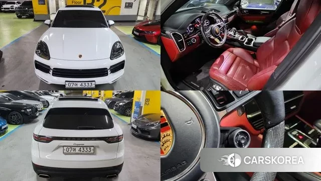 Porsche Cayenne (PO536) 2019 Белый из Кореи