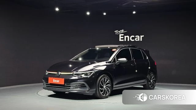 Volkswagen Golf 8th Generation 2023 Черный из Кореи