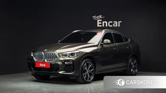 BMW X6 (G06) 2021 Золотой из Кореи