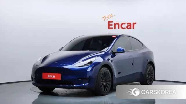 Tesla Model Y 2024 Синий из Кореи