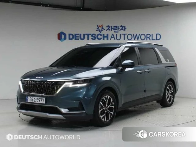 Kia Carnival 4th generation 2021 Синий из Кореи