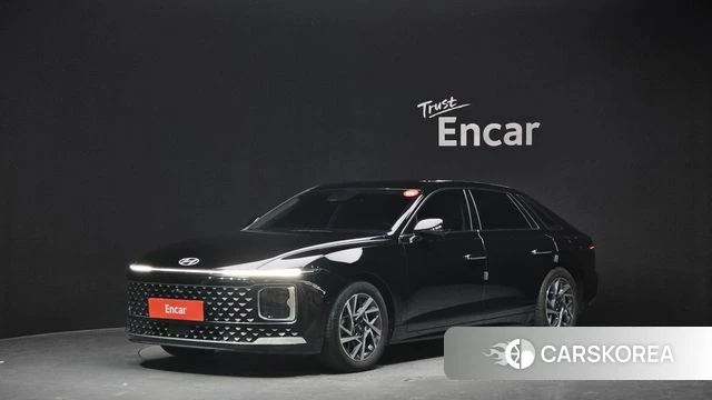 Hyundai Grandeur Hybrid (GN7) 2023 Черный из Кореи