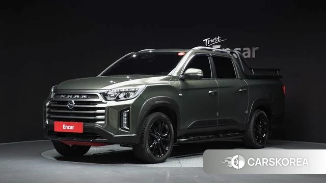 Ssangyong The New Rexton Sports Cannes 2021 Темно-зеленый из Кореи