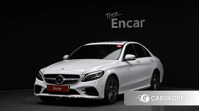 Mercedes-Benz C-Class W205 2021 Белый из Кореи