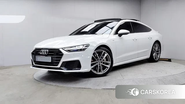 Audi A7 (4K) 2021 Белый из Кореи