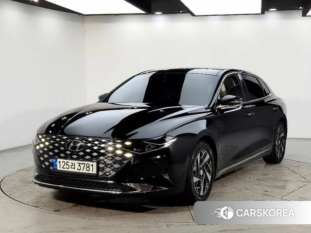 Hyundai The New Grandeur IG Hybrid 2022 Черный из Кореи