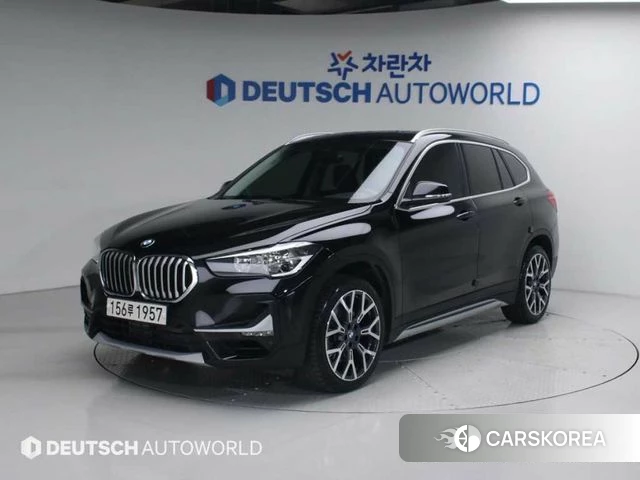 BMW X1 (F48) 2022 Черный из Кореи