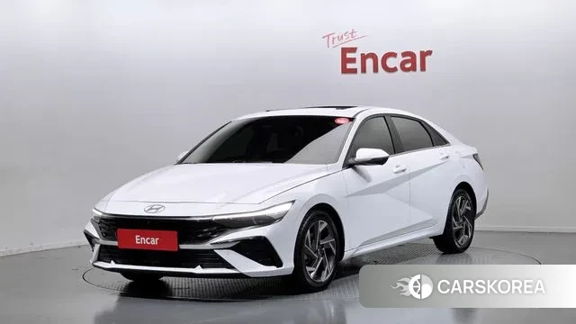 Hyundai The New Avante (CN7) 2023 Белый из Кореи