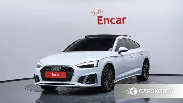 Audi A5 (F5) 2023 Белый из Кореи