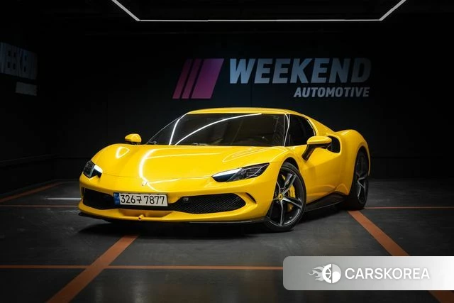 Ferrari 296 GTB 2024 Желтый из Кореи