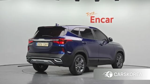 Kia Seltos 2022 Синий из Кореи