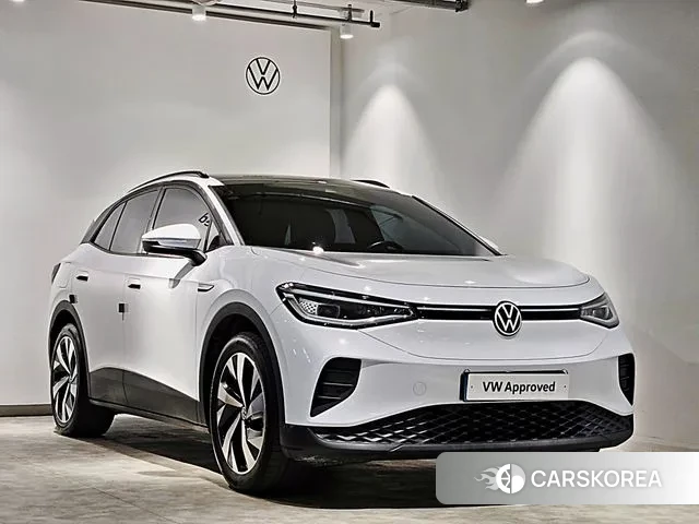 Volkswagen ID.4 2023 Белый из Кореи